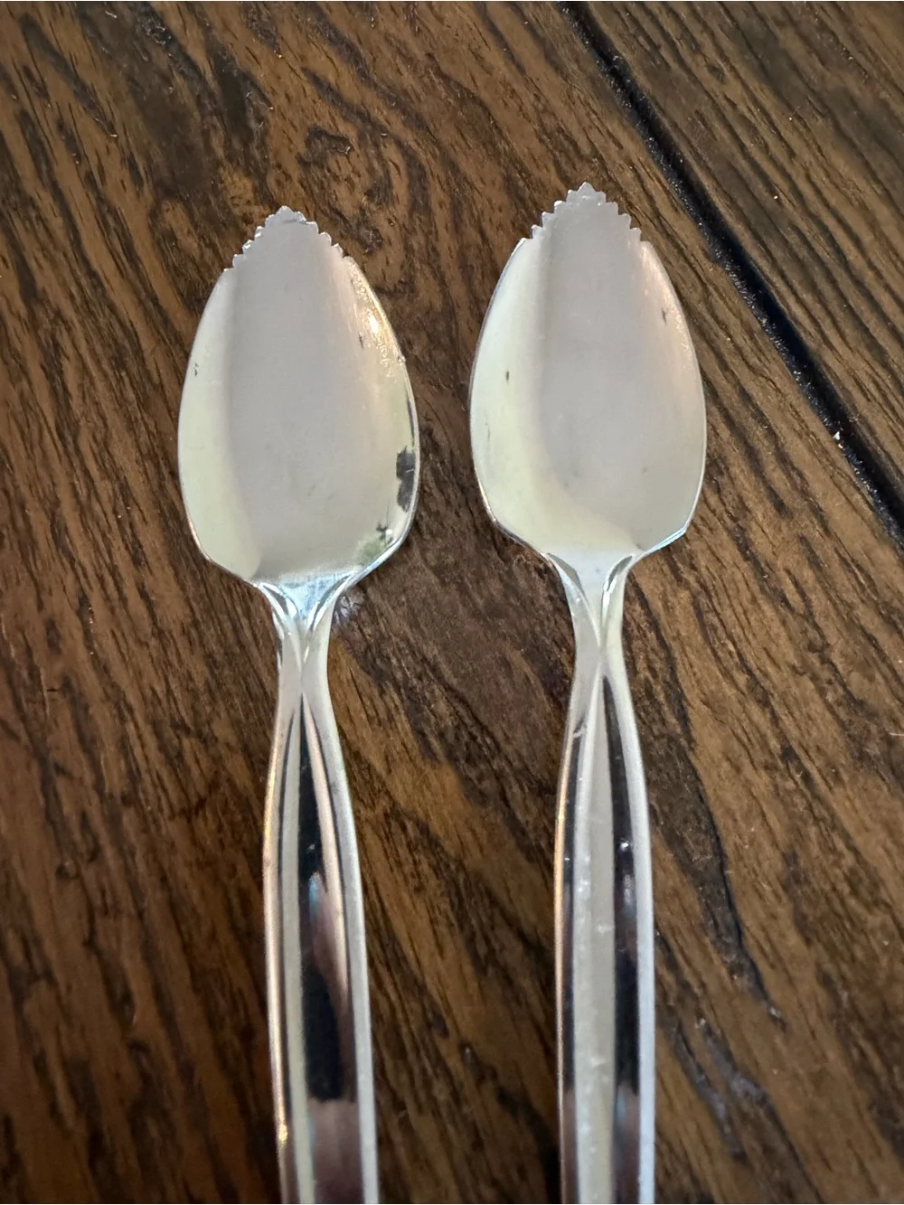 WM. Rogers Silver Plate Lines Grapefruit 6